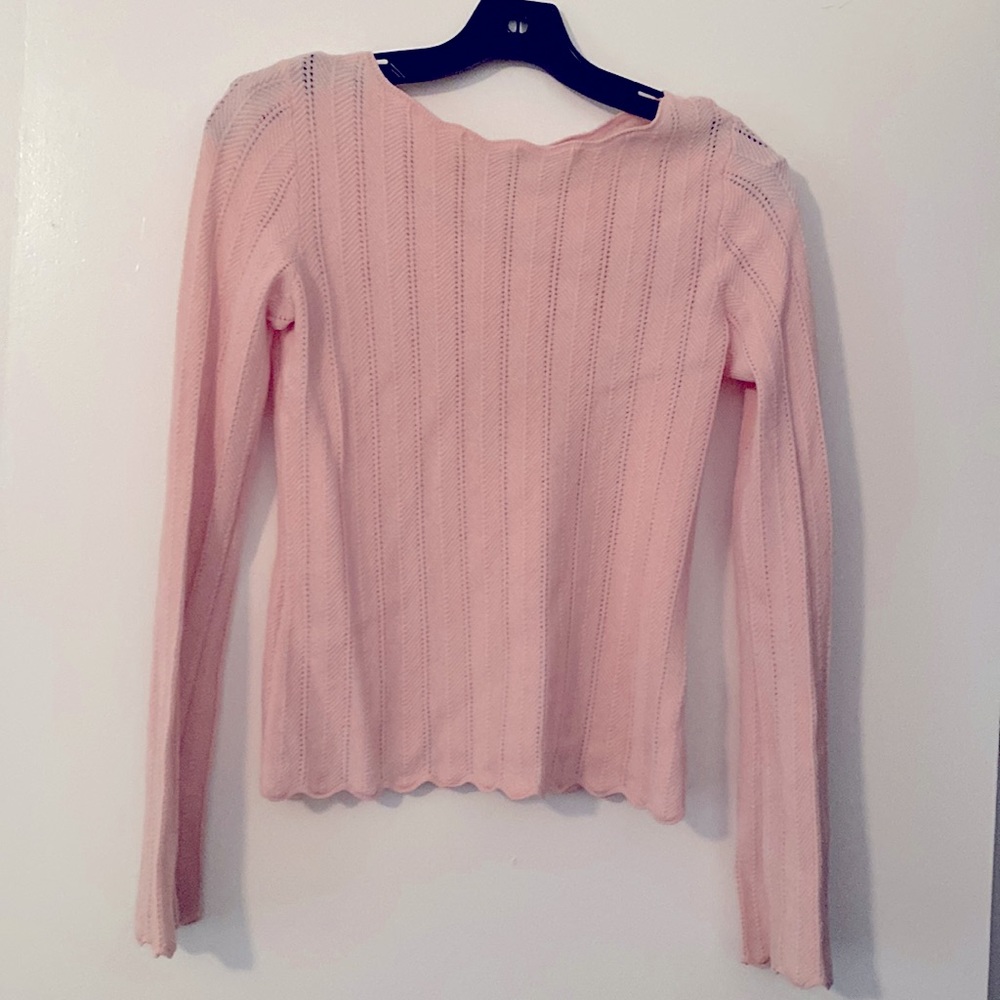 Banana Republic Baby pink long sleeve sweater